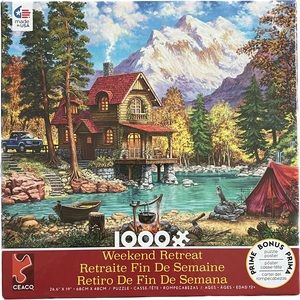 1000 Piece Puzzle 🧩- Weekend Retreat Scenery